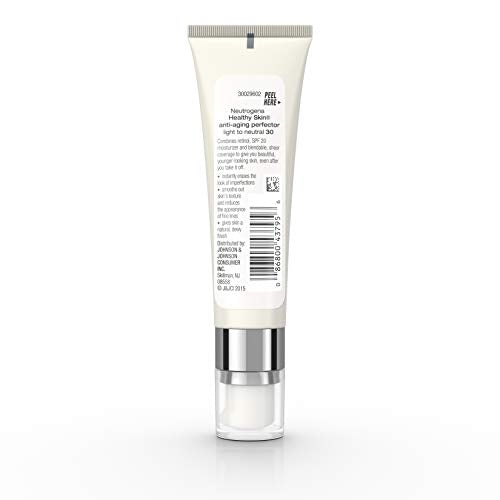 Neutrogena Retinol Tratamiento Tinte para Rostro, cobertura ligera
