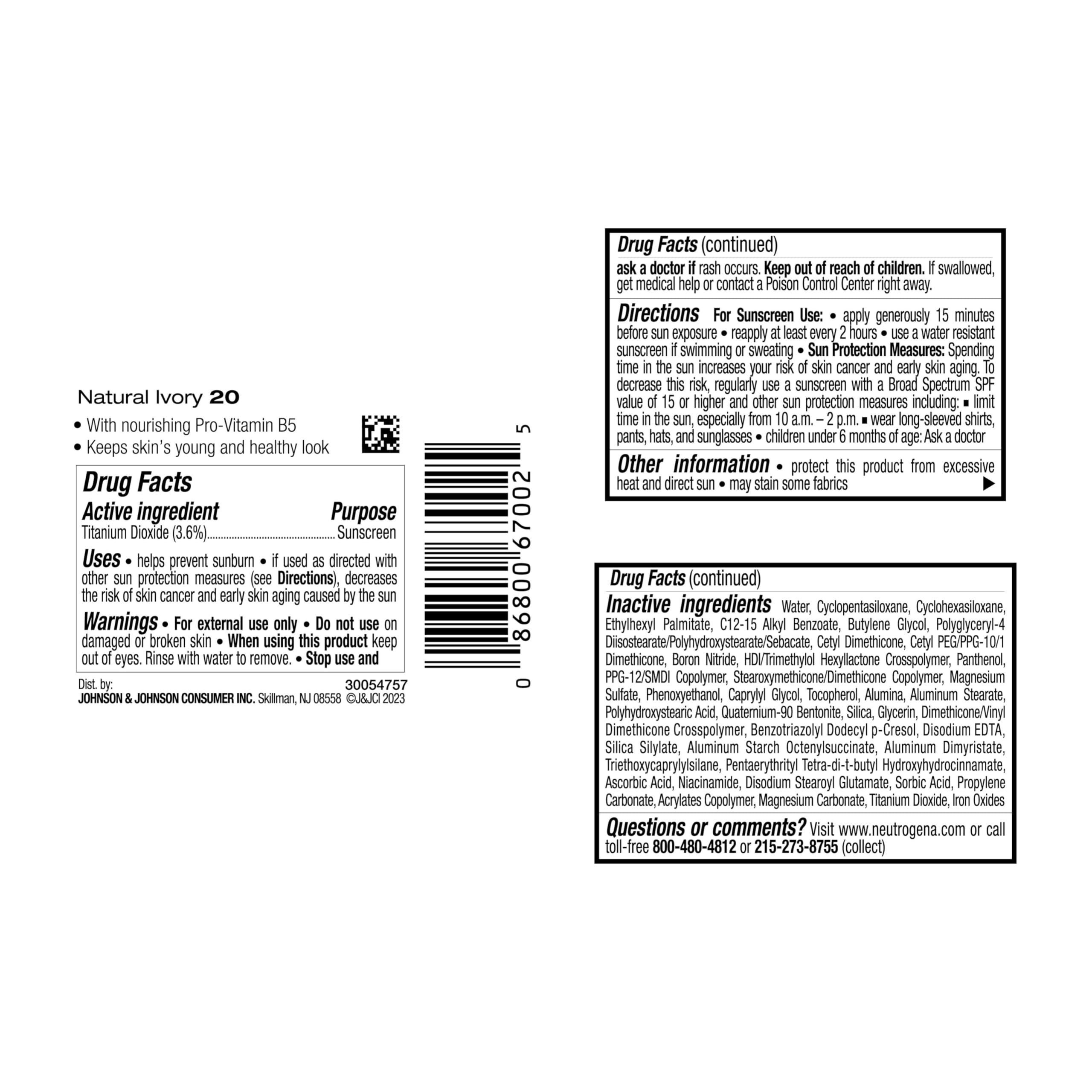 Neutrogena Piel Saludable rutina diaria de maquillaje para uso cotidiano