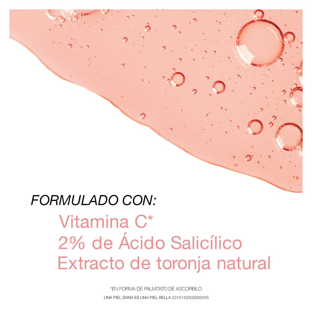 Neutrogena tecnología MicroClear, limpieza profunda de poros con pomelo.
