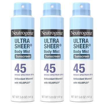 Neutrogena Bruma corporal SPF 45, protección rápida para el cuerpo