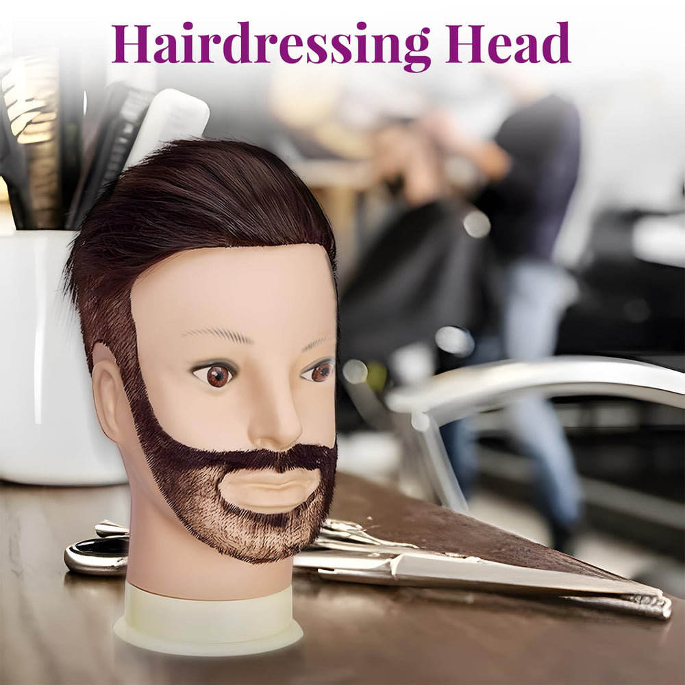 Neverland Beauty & Health Head de color negro para demostraciones en salón o aula.