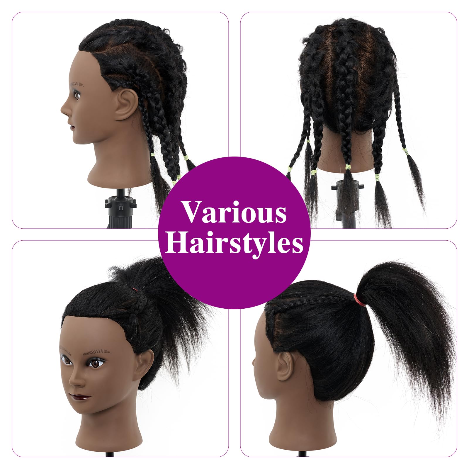 Neverland Beauty & Health: cabeza de maniquí para practicar peinados y estilos
