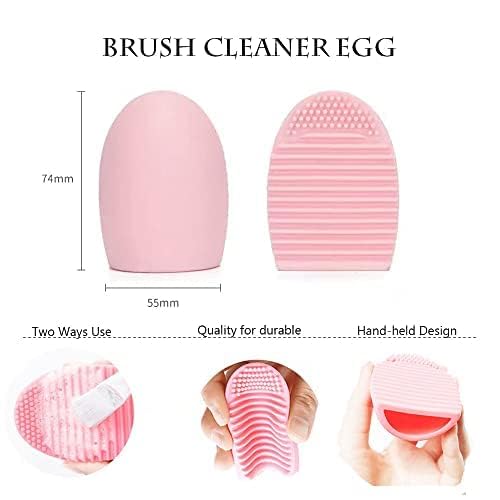 NEVSETPO brochas para rostro, base y corrector con acabado uniforme.