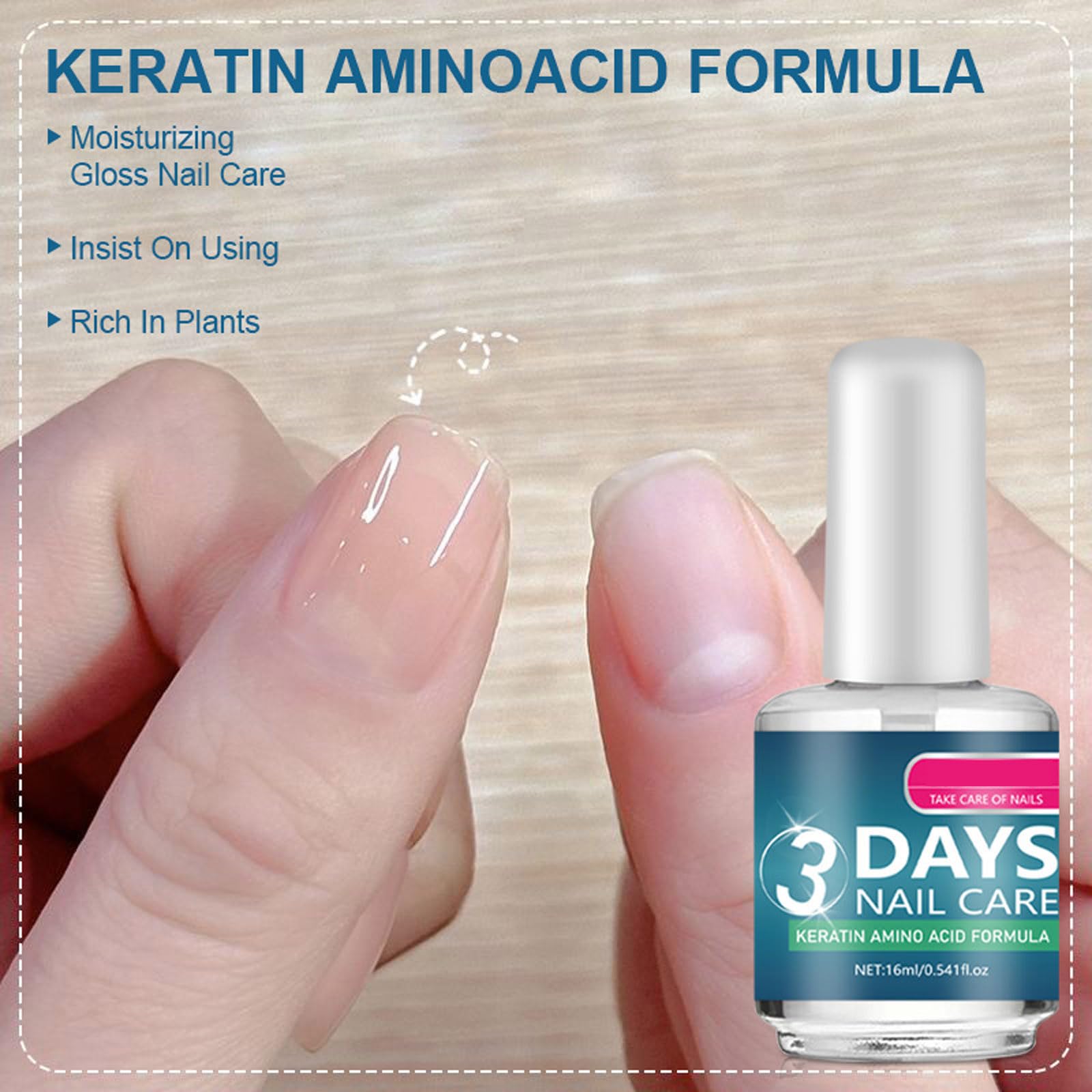 New Cover Uñas con brillo natural tras cada capa.