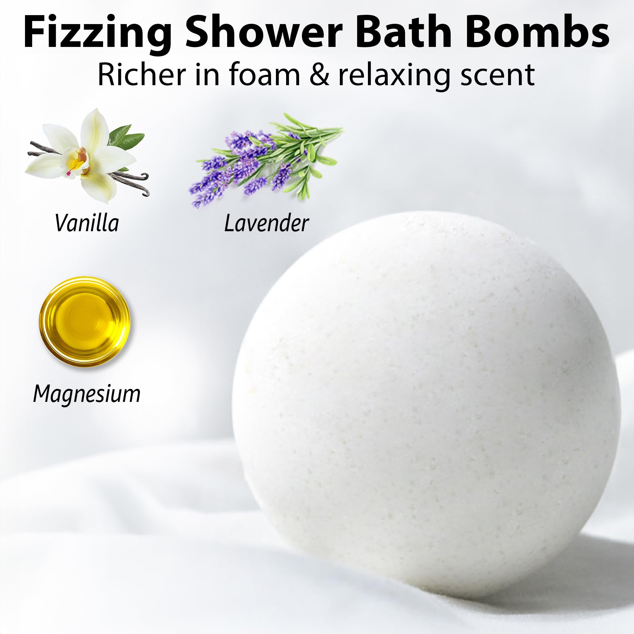 New Miuz bomba de baño aroma lavanda vainilla relajación aromática