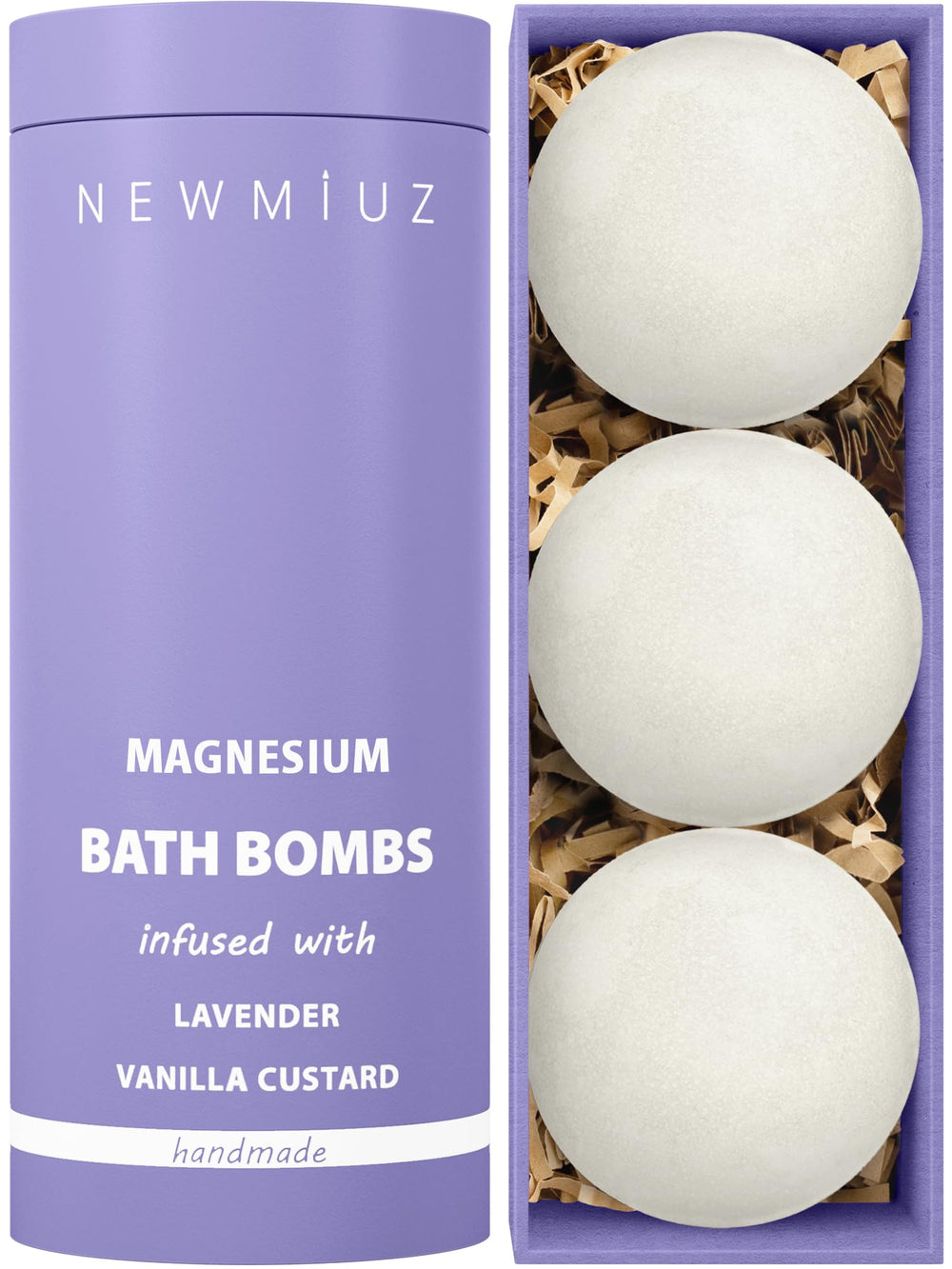 Bomba de baño New Miuz cuidado de piel con ingredientes naturales
