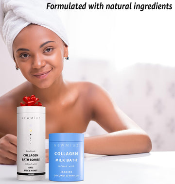 Bomba de baño New Miuz con aceites esenciales y aroma relajante