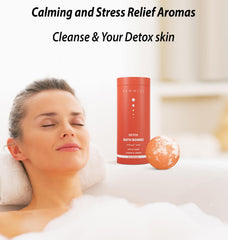 New Miuz bomba detox jengibre limón burbujeando con aroma energizante.