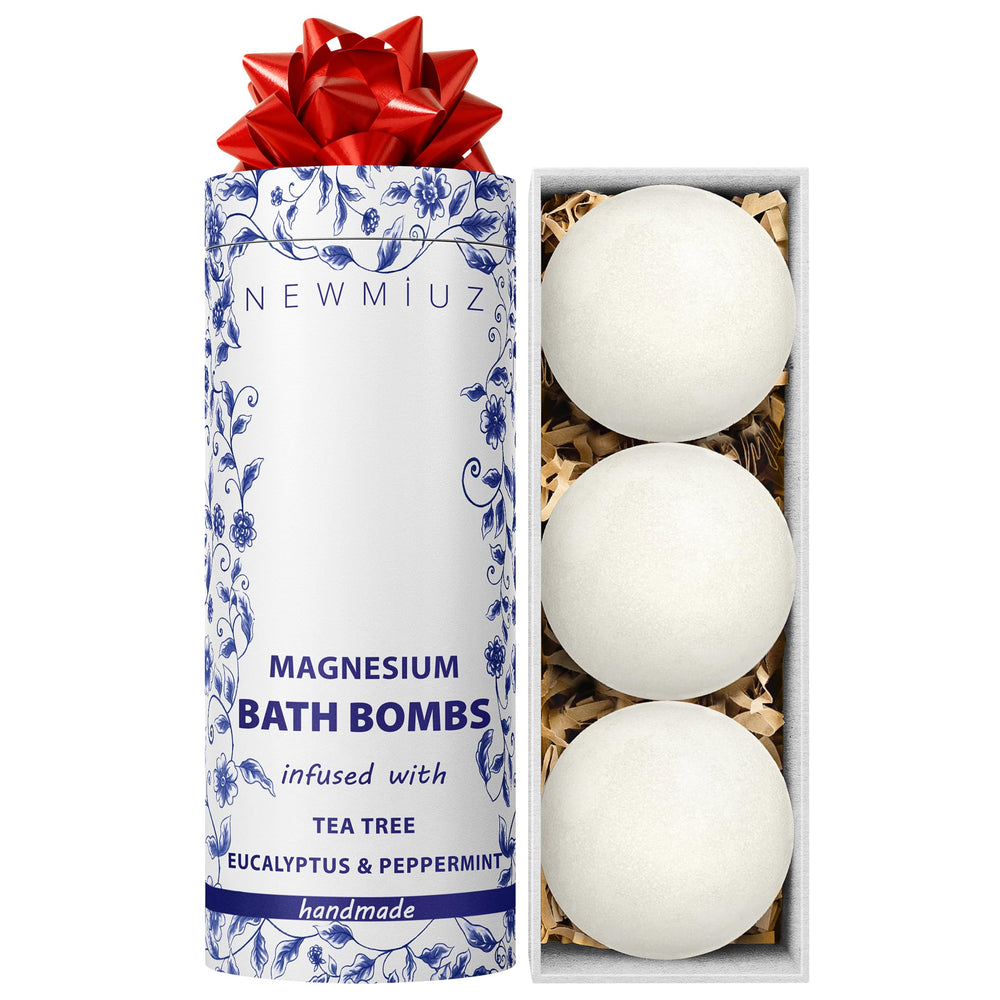 New Miuz bomba de baño magnesio con burbujas para relajación y alivio puntual