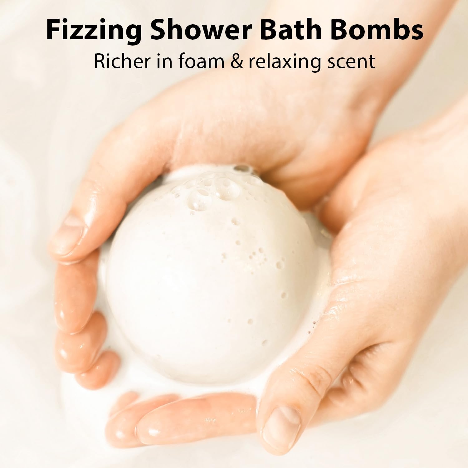New Miuz bomba de baño para piel sensible con manteca karité.
