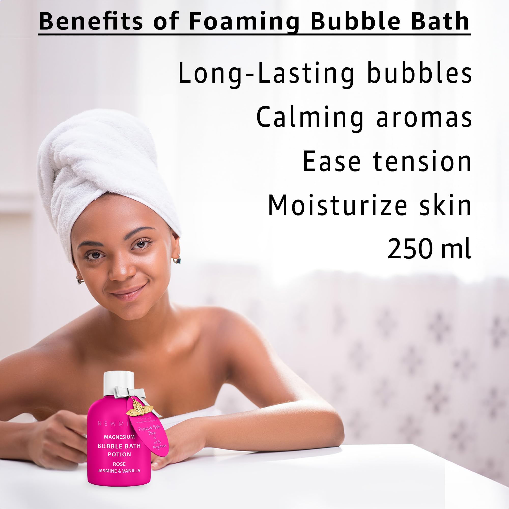 Nueva Miuz Burbujas espuma densa para spa en casa y piel suave