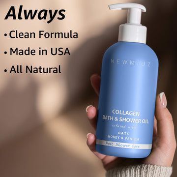 New Miuz Collagen InShower: ingredientes de avena y miel que nutren la piel