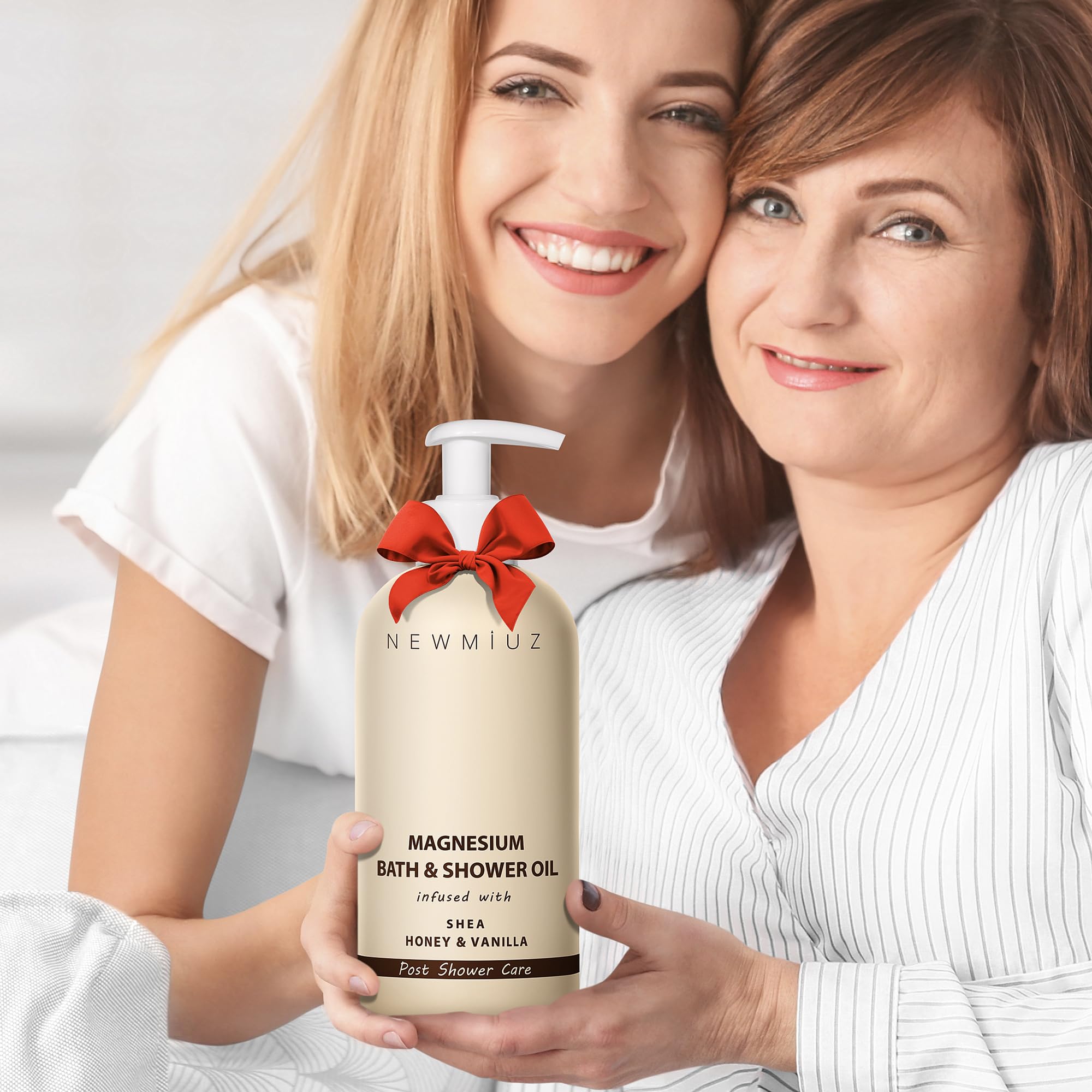 New Miuz Magnesium InShower envase de lujo pensado para regalo spa.
