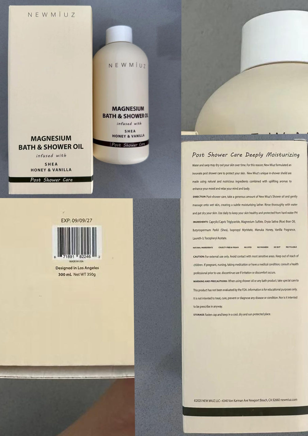 New Miuz Magnesium InShower regalo spa perfecto para ocasiones especiales.