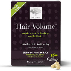 NEW NORDIC tableta volumen cabello: botella con vertido suave para la rutina diaria capilar