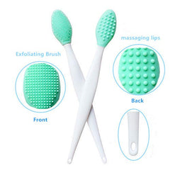 New prominent cepillo exfoliante labial verde para labios y nariz