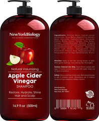 NEW YORK BIOLOGY Acondicionador coco-aguacate, frasco mostrando hidratación y desenredo.