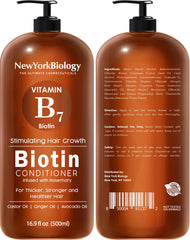 New York Biology Biotina Acondicionador botella cuidado del cabello