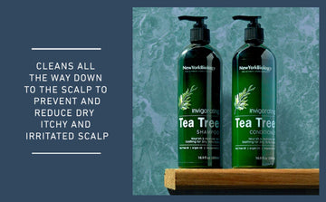 NEW YORK BIOLOGY Champú árbol de té favorece crecimiento y espesor.