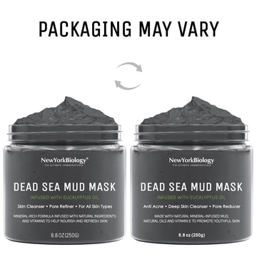 Control del aceite excedente con mascarilla de NEW YORK BIOLOGY para piel equilibrada.