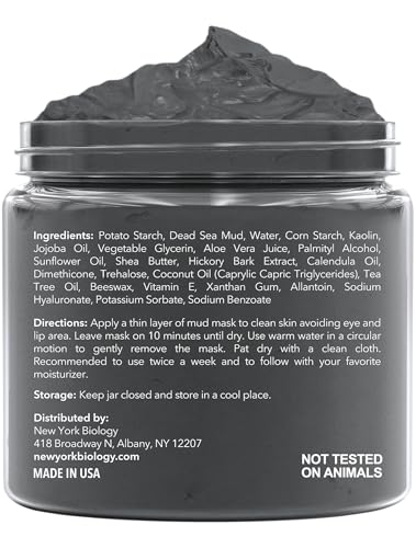NEW YORK BIOLOGY Lodo Mar Muerto con aloe vera y caléndula, sensación calmante.