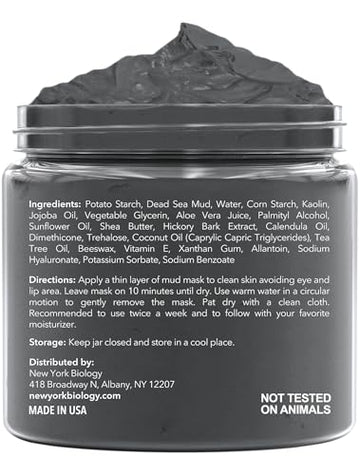 NEW YORK BIOLOGY Lodo Mar Muerto con aloe vera y caléndula, sensación calmante.
