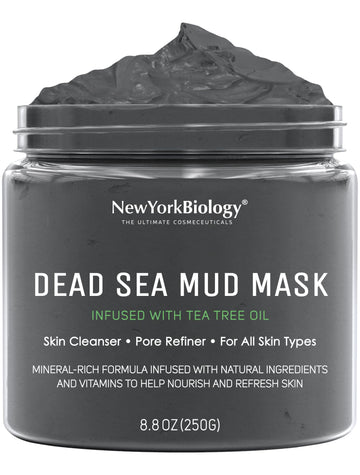 NEW YORK BIOLOGY Mascarilla de lodo Mar Muerto para rostro y cuerpo, limpieza suave.