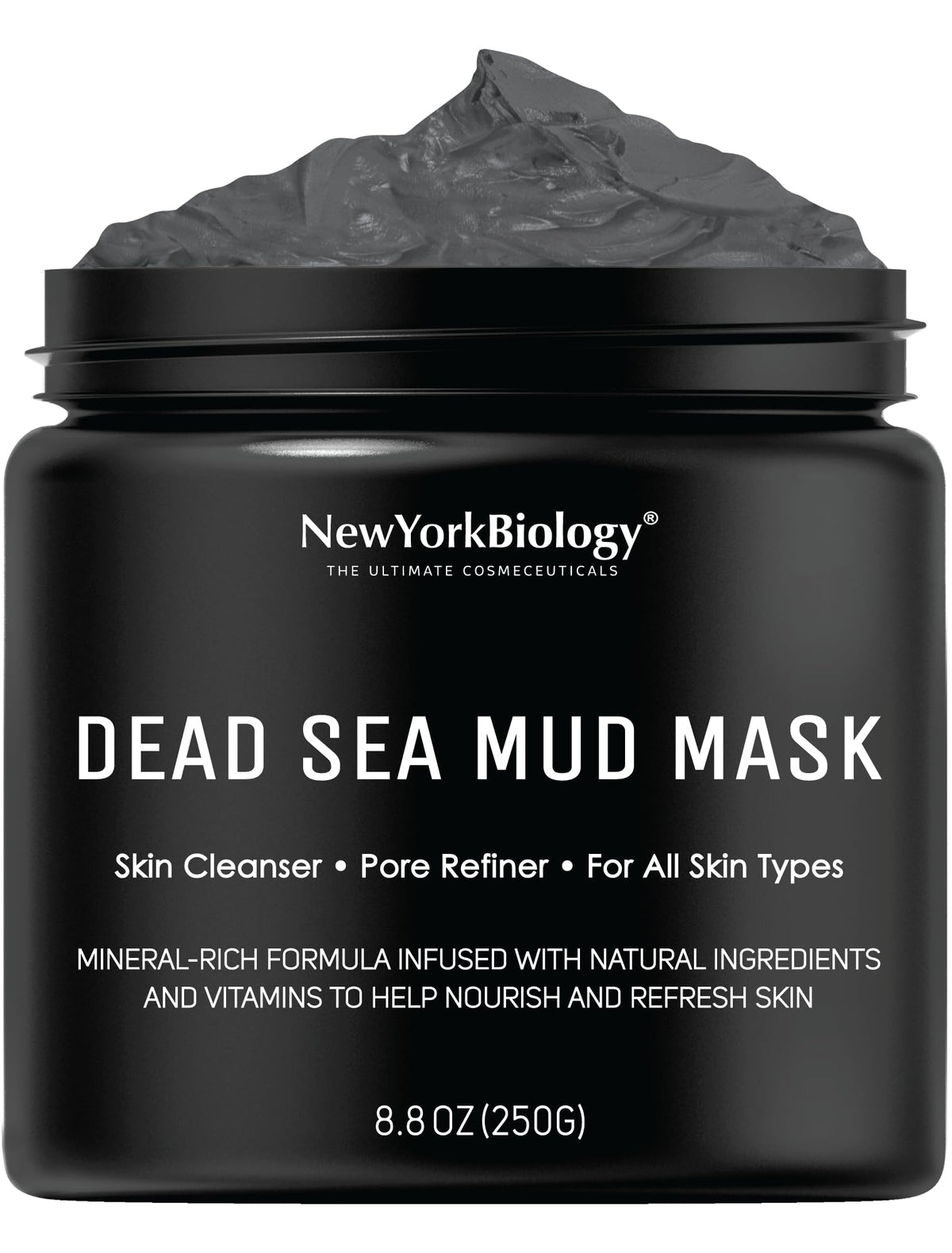 NEW YORK BIOLOGY mascarilla de lodo del Mar Muerto para rostro y cuerpo, purifica poros