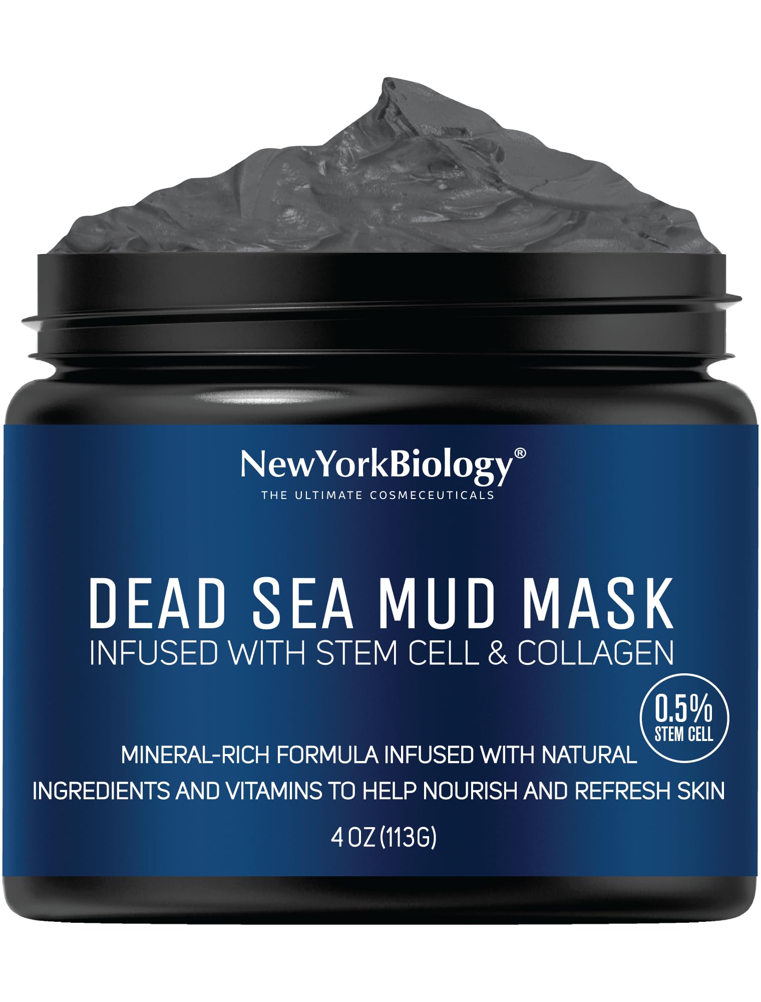 New York Biology Masque argile mer morte visage purifiant et pore affiné.