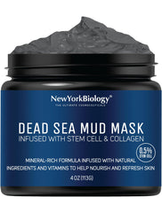 New York Biology Masque argile mer morte visage purifiant et pore affiné.