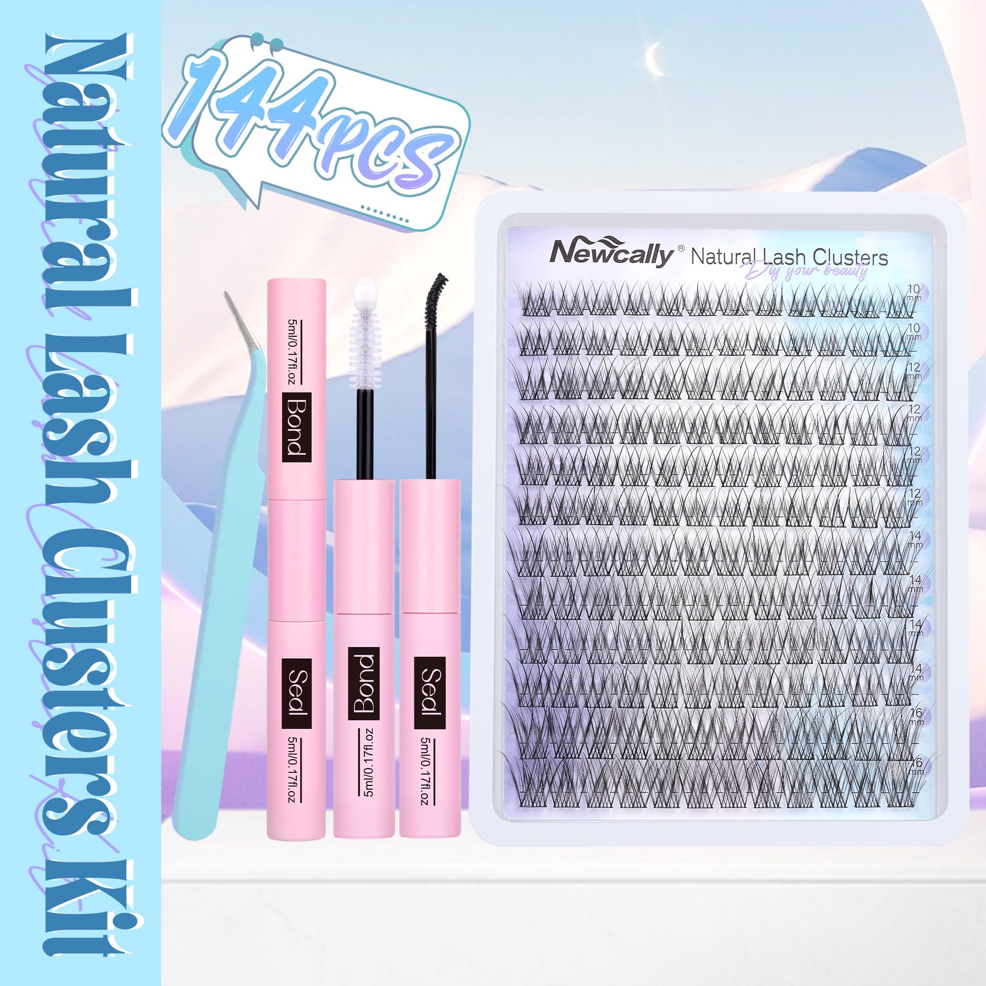 Fibras sinteticas suaves y ligeras de Newcally para un look cómodo