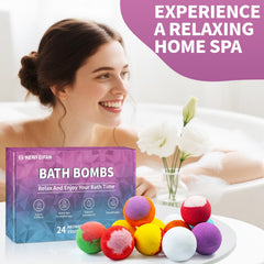 Bomba de baño NEWFEIFAN aromaterapia de lujo para un baño relajante.