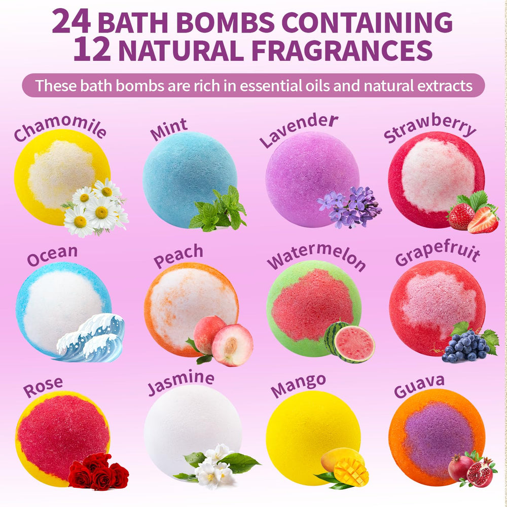 Bomba de baño hecha a mano de NEWFEIFAN con fragancias naturales.