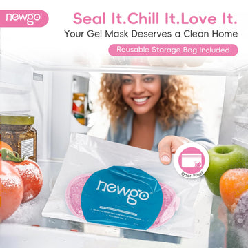 NEWGO bolsa de almacenamiento, facilita guardar y conservar la mascarilla.