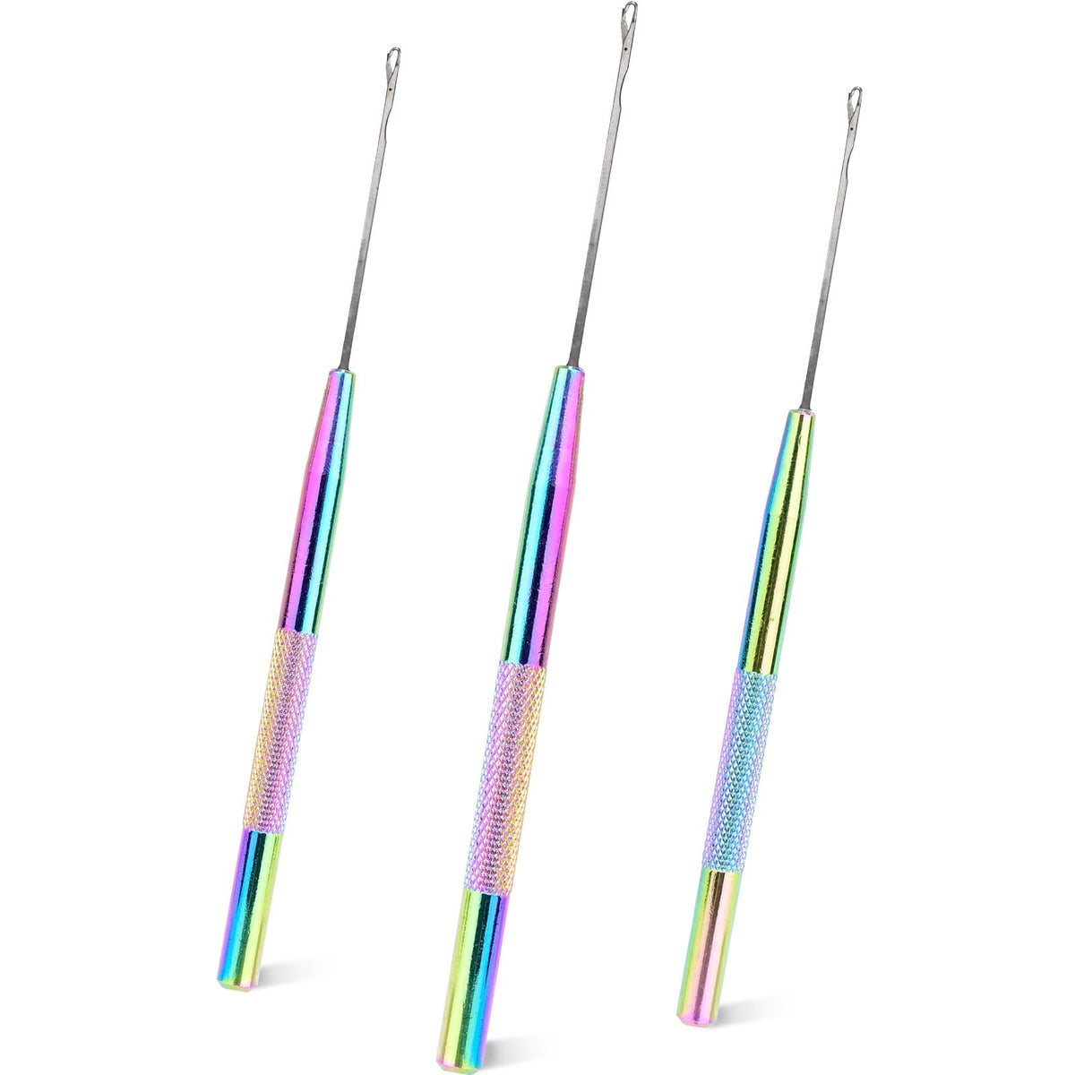 NEWISHTOOL gancho para extensiones, facilita pasar el hilo por microanillos.