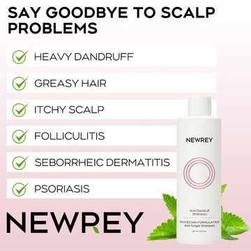 NEWREY champú antifúngico espuma cremosa para limpieza diaria