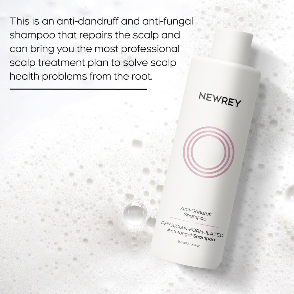NEWREY champú para cabello con permanente, cuidado suave