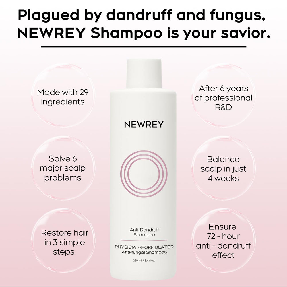 NEWREY champú uso diario para cabello suave