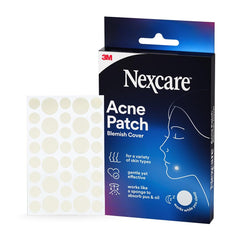 Nexcare parches acné absorcion-pus: parche suave que absorbe pus para piel limpia.