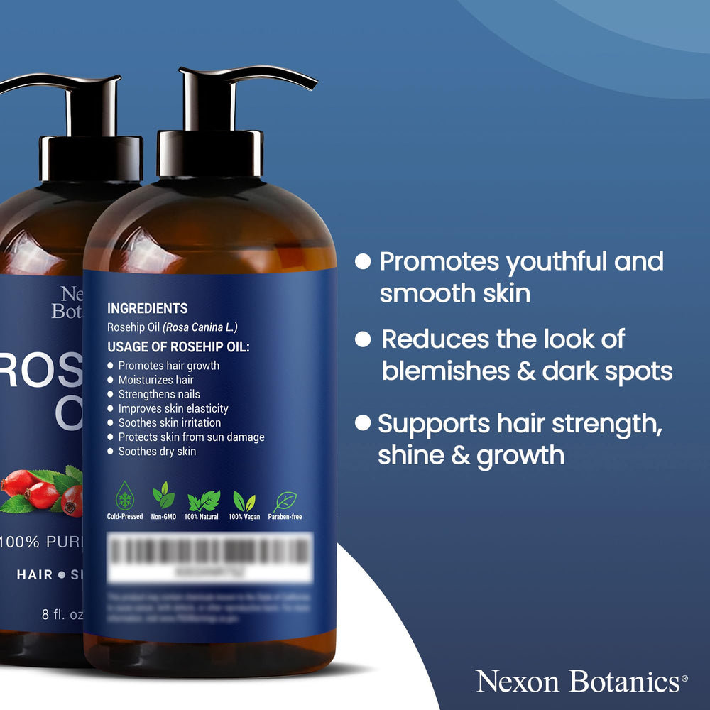 Nexon Botanics aceite rosa mosqueta para aromaterapia con aceites esenciales