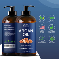 Nexon Botanics Aceite de Argán para cabello: nutrición suave, absorción rápida