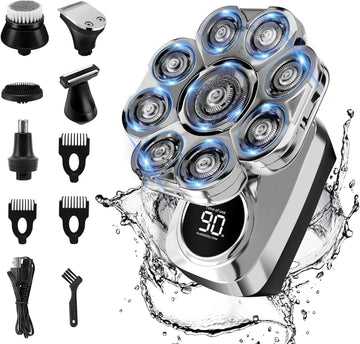 NEXT BEAUTY cabezal 9D flotante para afeitado suave y preciso en casa