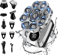 NEXT BEAUTY cabezal 9D flotante para afeitado suave y preciso en casa