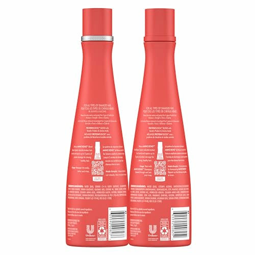Nexxus Amino Bond acondicionador en botella, brillo y reparación suave.