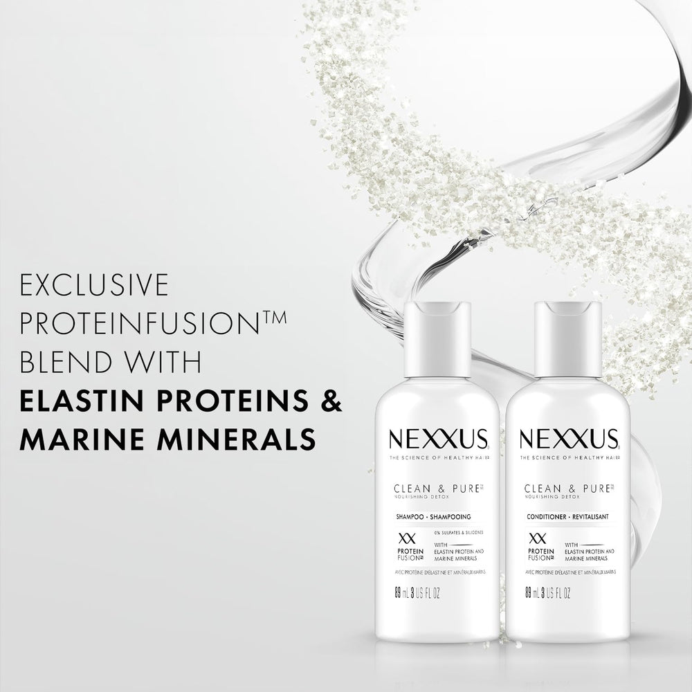 Nexxus color-safe travel set image suitable for color-treated hair on the go