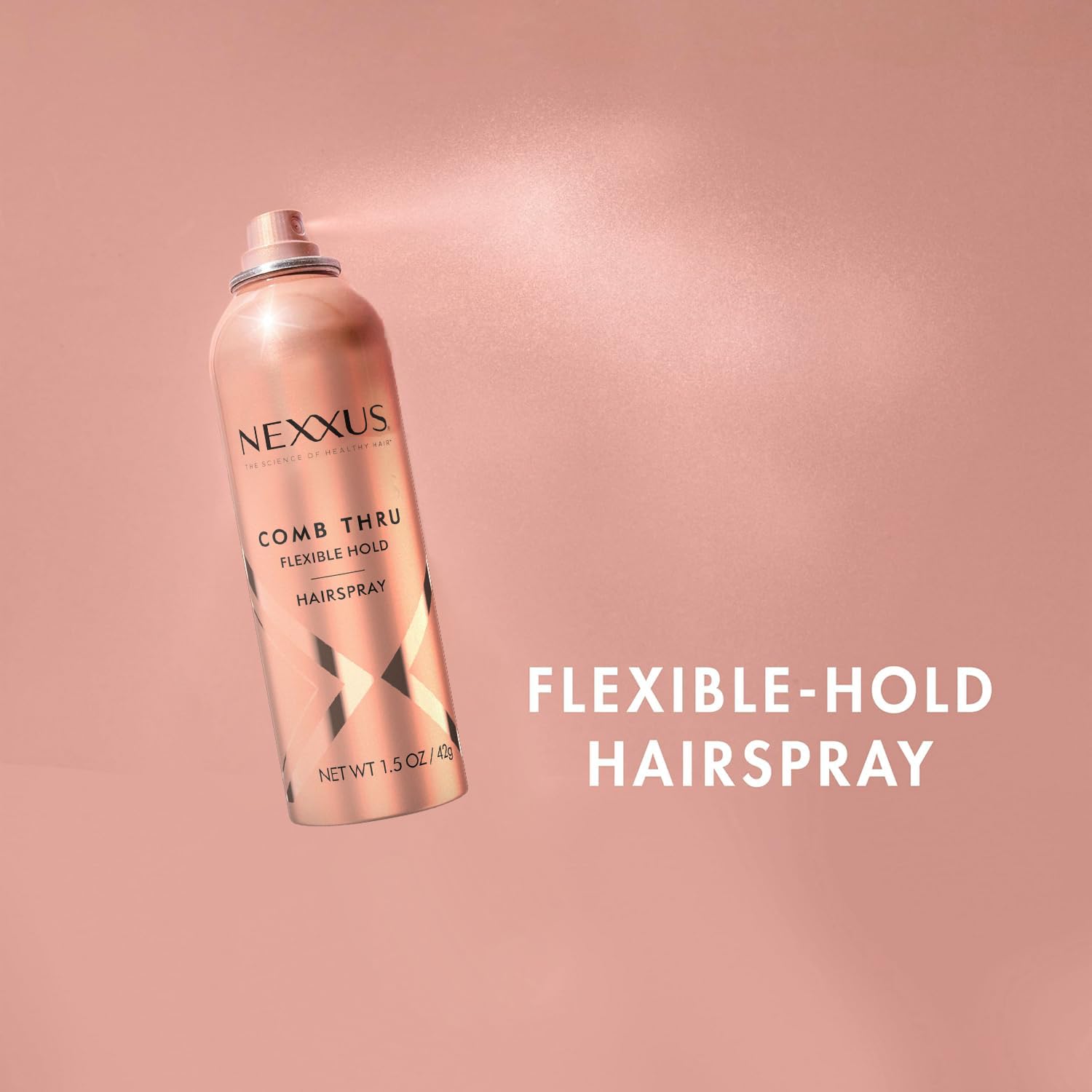 Nexxus Comb Thru textura ligera que no deja residuo.