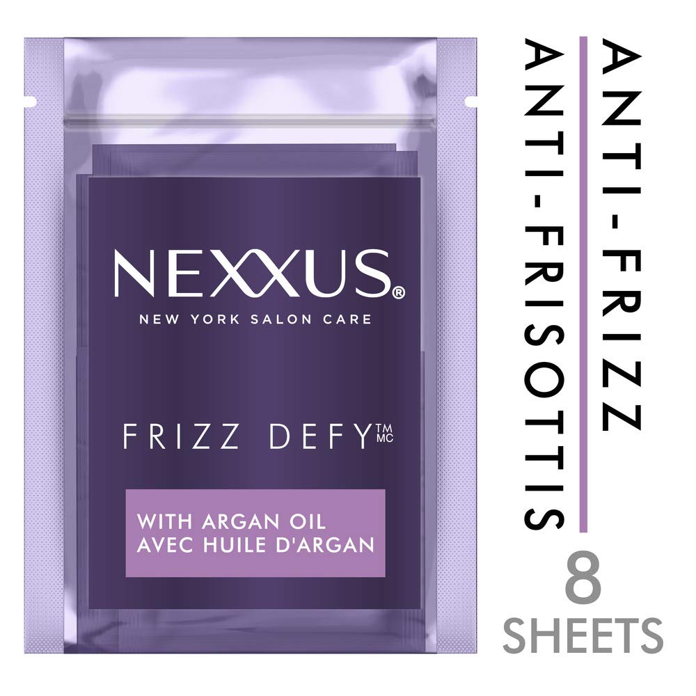 Nexxus Defy antifrizz, hoja de control del frizz para cualquier momento