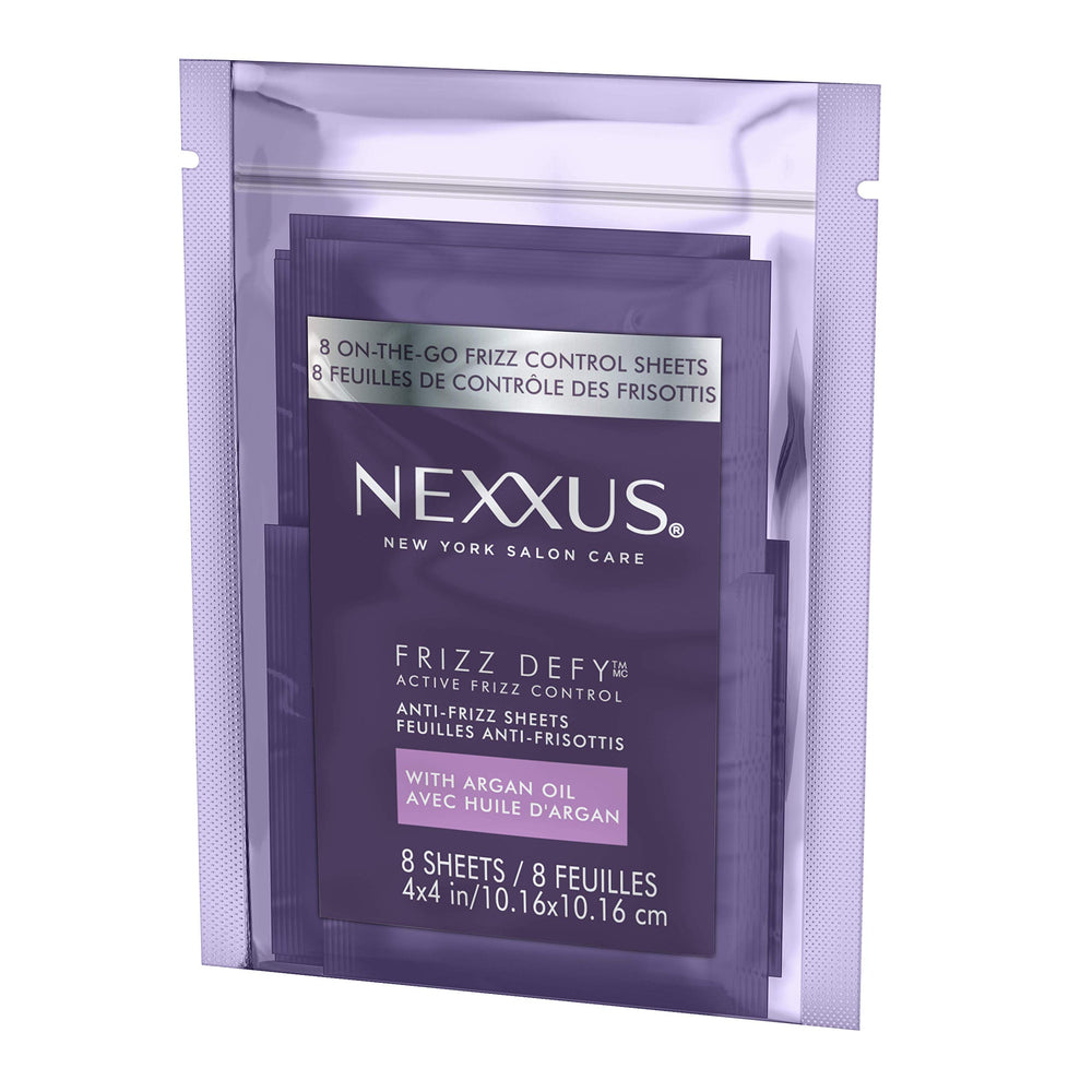 Nexxus Defy antifrizz, hoja de seda para textura suave