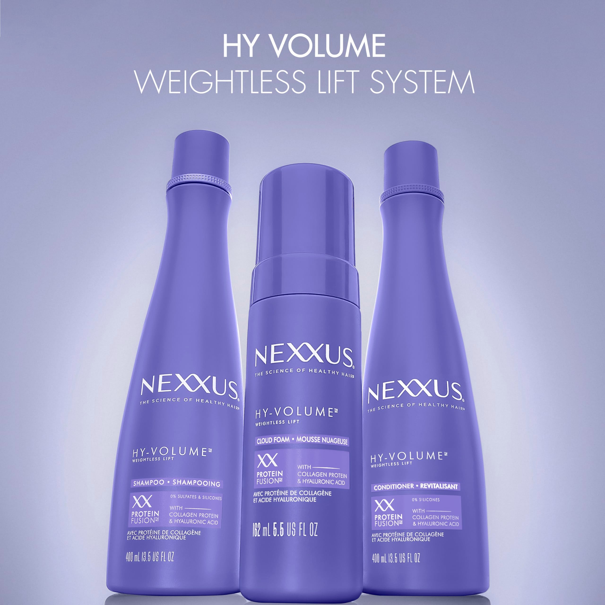 Nexxus Hy-Volume Cloud Foam: apariencia brillante y saludable