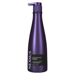 Nexxus Keraphix: botella del acondicionador para cabello dañado.